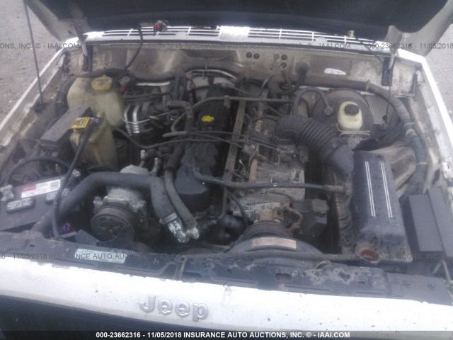 1J4FJ68S6TL188410 - 1996 JEEP CHEROKEE SPORT/CLASSIC თეთრი ფოტო 10