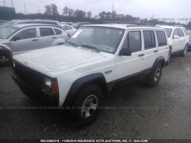 1J4FJ68S6TL188410 - 1996 JEEP CHEROKEE SPORT/CLASSIC თეთრი ფოტო 2