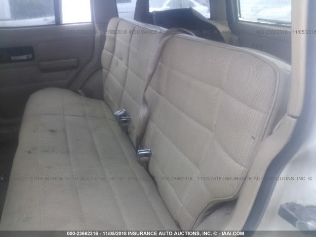 1J4FJ68S6TL188410 - 1996 JEEP CHEROKEE SPORT/CLASSIC თეთრი ფოტო 8