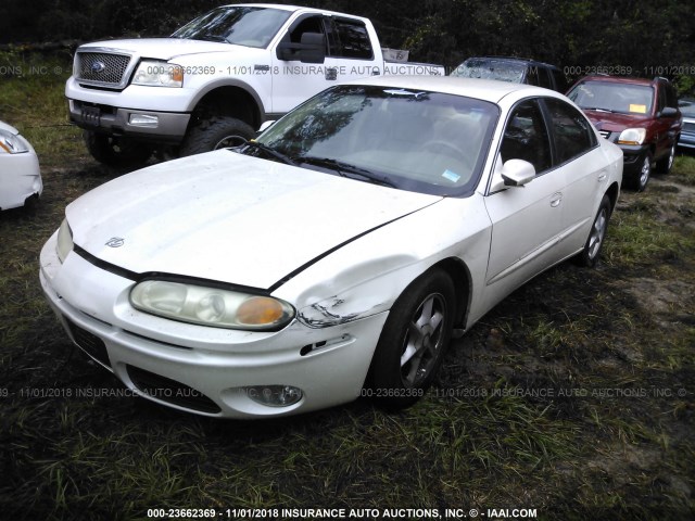 1G3GR64H414258930 - 2001 OLDSMOBILE AURORA WHITE photo 2