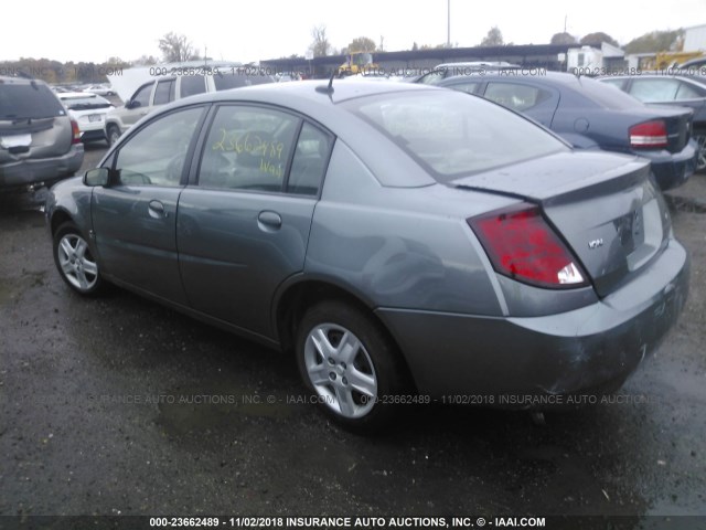 1G8AJ55F17Z196218 - 2007 SATURN ION LEVEL 2 GRAY photo 3