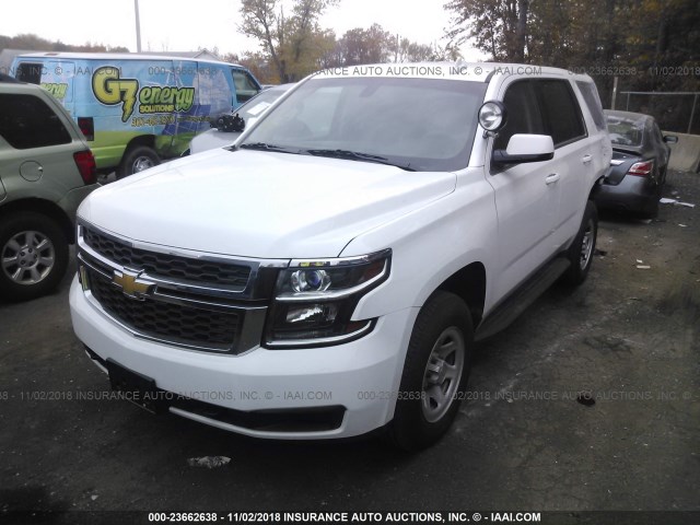 1GNSKFEC2GR439674 - 2016 CHEVROLET TAHOE SPECIAL WHITE photo 2