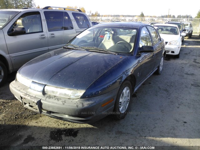 1G8ZH5284VZ341852 - 1997 SATURN SL1 BLUE photo 2