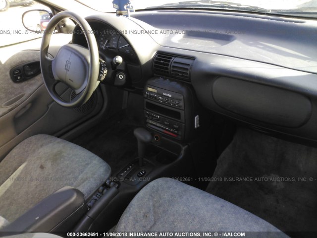 1G8ZH5284VZ341852 - 1997 SATURN SL1 BLUE photo 5