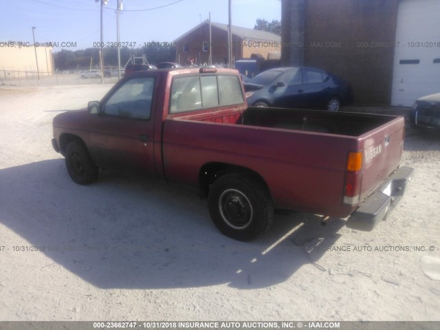 1N6SD11S5SC373407 - 1995 NISSAN TRUCK E/XE RED photo 3