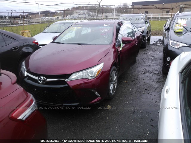 4T1BF1FKXHU749622 - 2017 TOYOTA CAMRY LE/XLE/SE/XSE RED photo 2