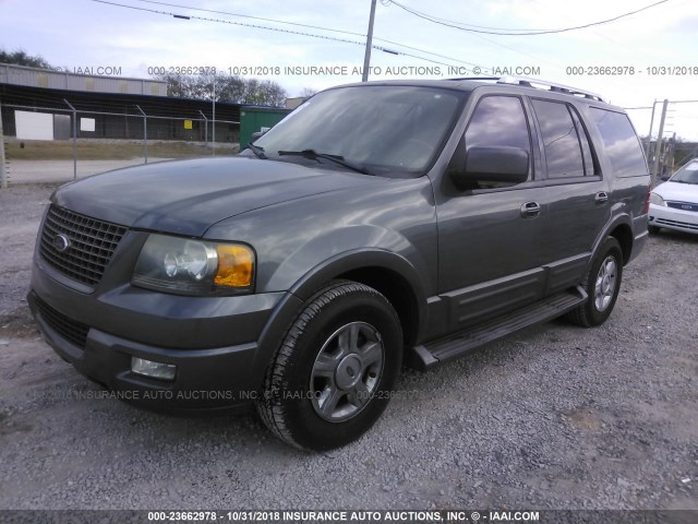 1FMFU20545LA49466 - 2005 FORD EXPEDITION LIMITED GRAY photo 2