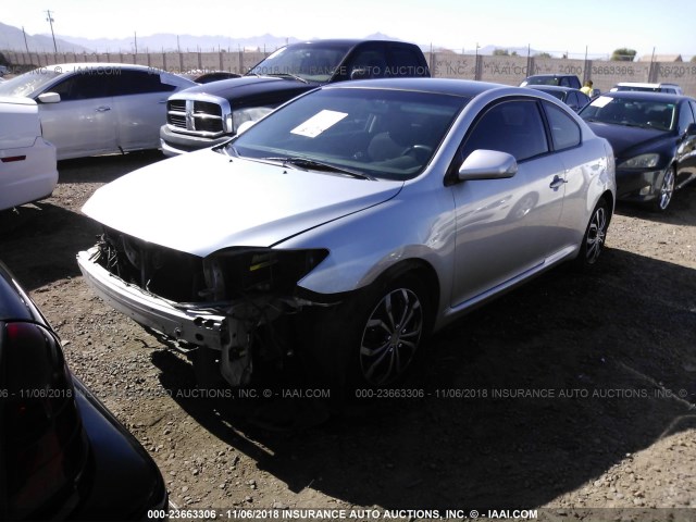 JTKDE167970173970 - 2007 TOYOTA SCION TC SILVER photo 2