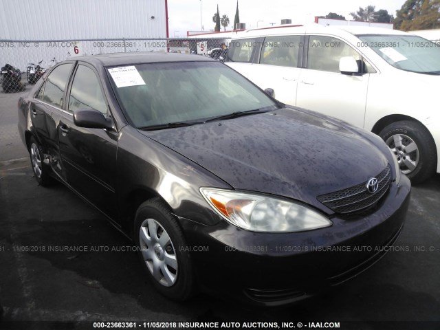 4T1BE32K63U763479 - 2003 TOYOTA CAMRY LE/XLE/SE PURPLE photo 1