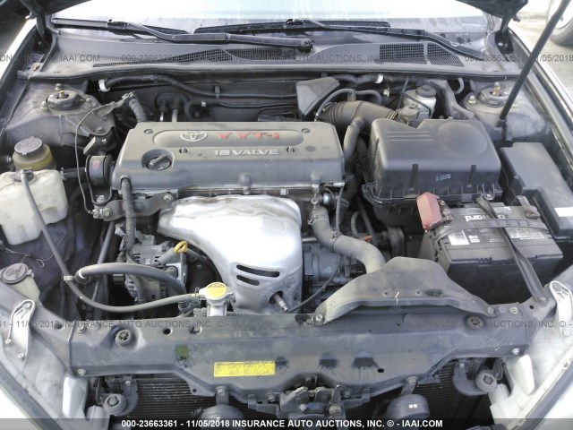 4T1BE32K63U763479 - 2003 TOYOTA CAMRY LE/XLE/SE PURPLE photo 10