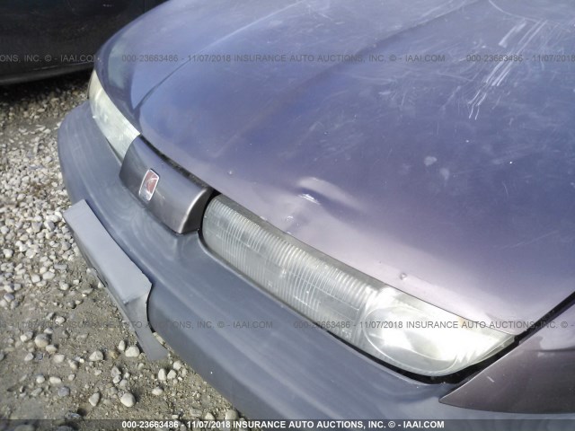 1G8ZH5283WZ308147 - 1998 SATURN SL1 PURPLE photo 6