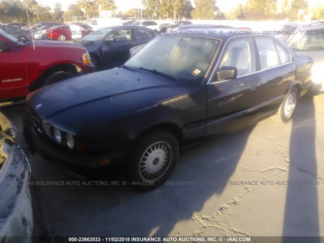 WBAHC2317LGB21677 - 1990 BMW 525 I AUTOMATIC BLACK photo 2