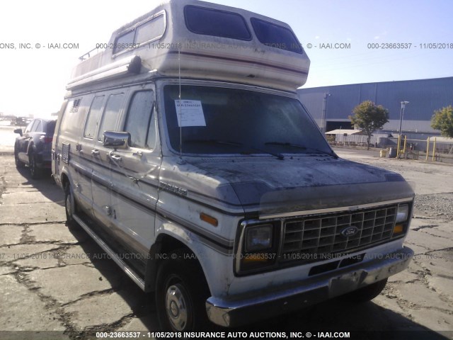 1FDGS24H7JHB70908 - 1988 FORD ECONOLINE E250 SUPER DUTY VAN WHITE photo 1