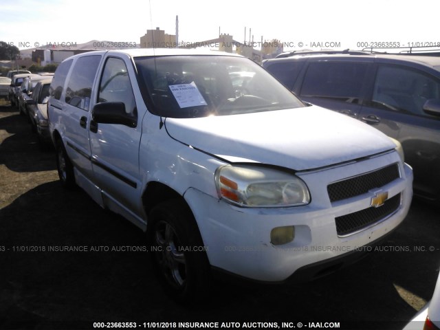 1GBDV13L76D234575 - 2006 CHEVROLET UPLANDER INCOMPLETE WHITE photo 1