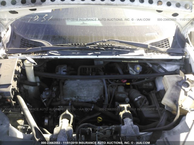 1GBDV13L76D234575 - 2006 CHEVROLET UPLANDER INCOMPLETE WHITE photo 10