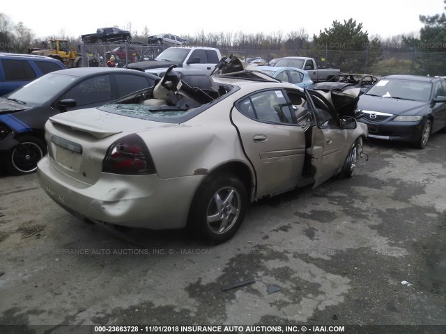 2G2WS522X41215738 - 2004 PONTIAC GRAND PRIX GT2 ოქროსფერი ფოტო 4