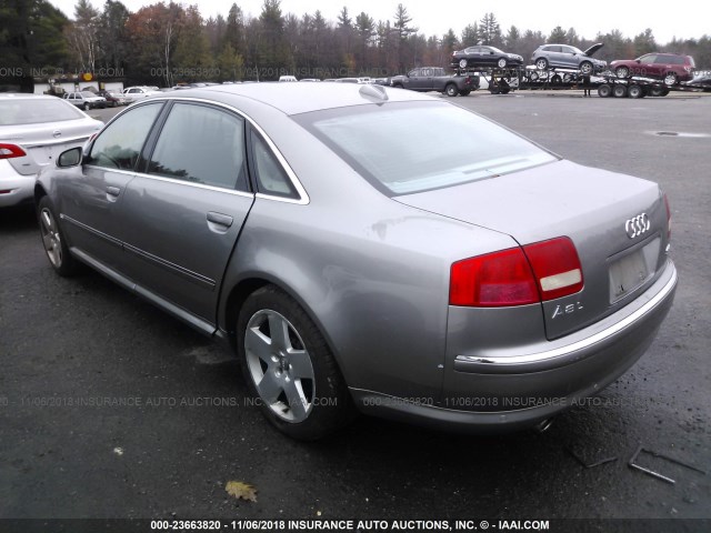 WAUML44EX4N014533 - 2004 AUDI A8 L QUATTRO GRAY photo 3