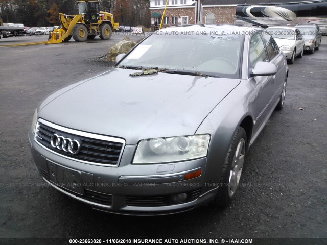 WAUML44EX4N014533 - 2004 AUDI A8 L QUATTRO GRAY photo 6