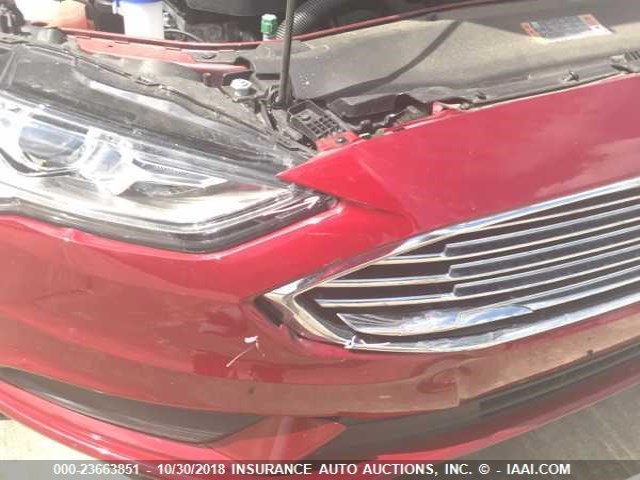 3FA6P0LU4JR141469 - 2018 FORD FUSION SE HYBRID RED photo 12