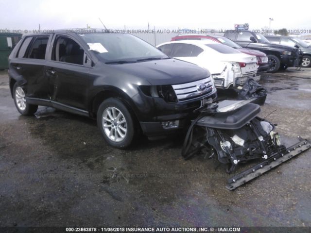 2FMDK3JC3ABA36881 - 2010 FORD EDGE SEL BLACK photo 1