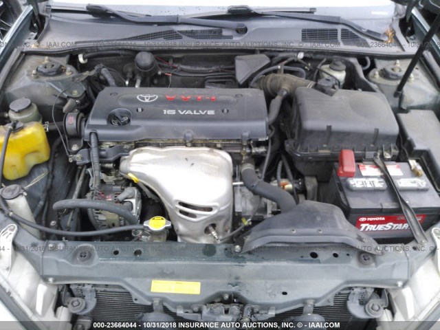 JTDBE32K620078800 - 2002 TOYOTA CAMRY LE/XLE/SE GREEN photo 10