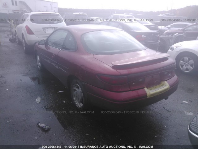3FAFP11392R117315 - 2002 FORD ESCORT ZX2 RED photo 3