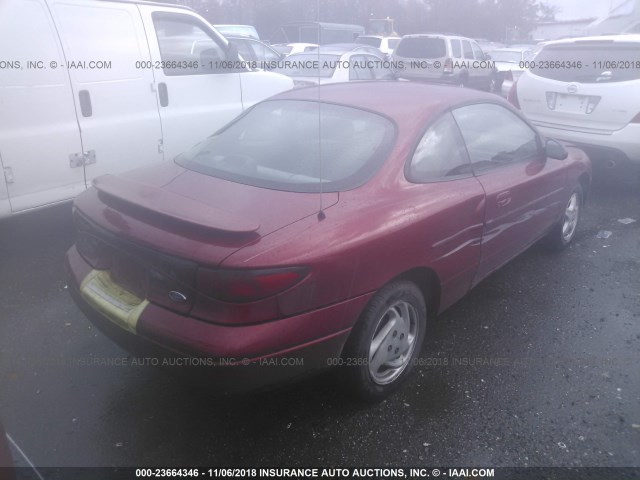 3FAFP11392R117315 - 2002 FORD ESCORT ZX2 RED photo 4