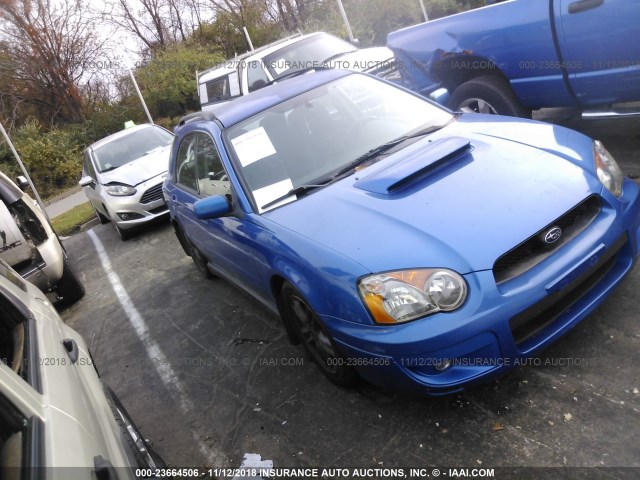 JF1GG29614G821544 - 2004 SUBARU IMPREZA WRX BLUE photo 1