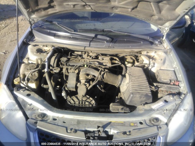 1B3EL46J55N623744 - 2005 DODGE STRATUS SXT SILVER photo 10