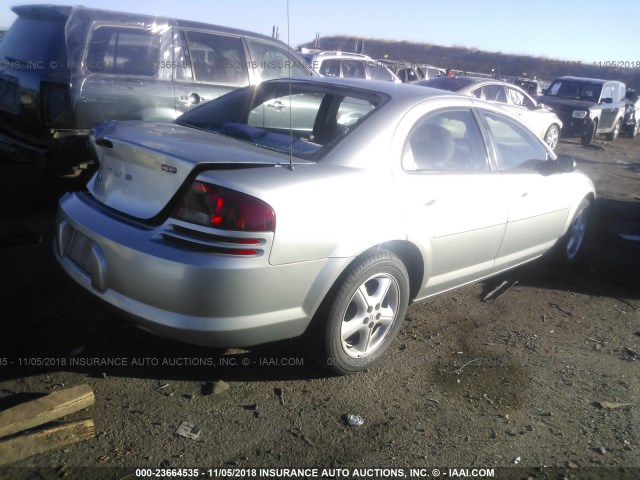 1B3EL46J55N623744 - 2005 DODGE STRATUS SXT SILVER photo 4