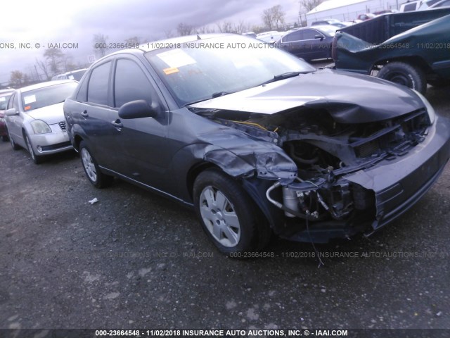 1FAFP34N37W293337 - 2007 FORD FOCUS ZX4/S/SE/SES GRAY photo 1