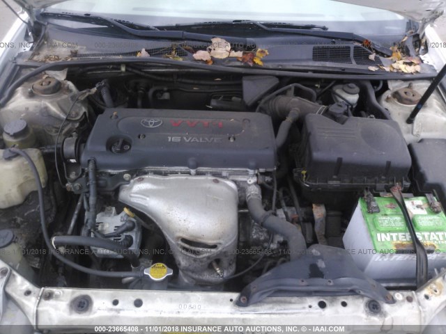 4T1BE32K22U018274 - 2002 TOYOTA CAMRY LE/XLE/SE 白色 照片 10