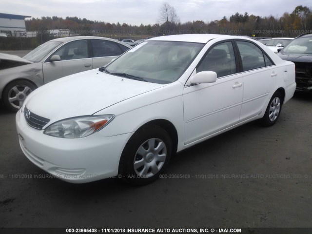 4T1BE32K22U018274 - 2002 TOYOTA CAMRY LE/XLE/SE 白色 照片 2