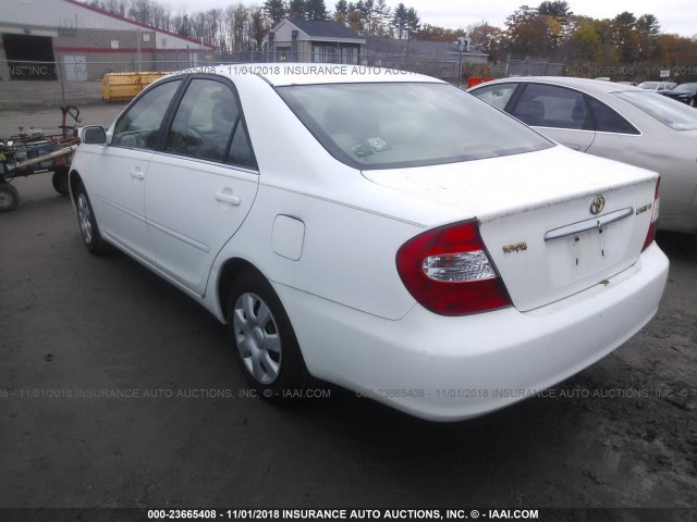 4T1BE32K22U018274 - 2002 TOYOTA CAMRY LE/XLE/SE 白色 照片 3