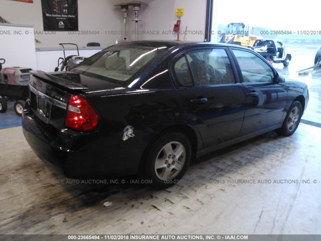 1G1ZT52875F309721 - 2005 CHEVROLET MALIBU LS Mavi foto 4