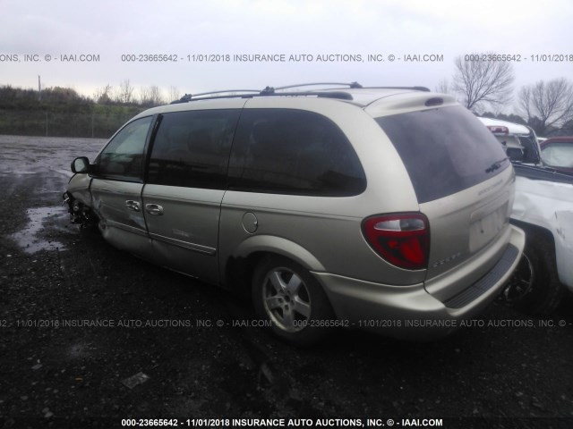 2D4GP44L05R411274 - 2005 DODGE GRAND CARAVAN SXT GOLD photo 3