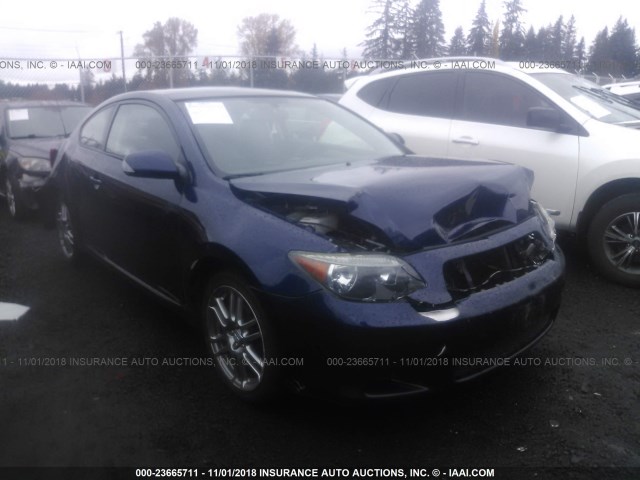 JTKDE177960110168 - 2006 TOYOTA SCION TC BLUE photo 1