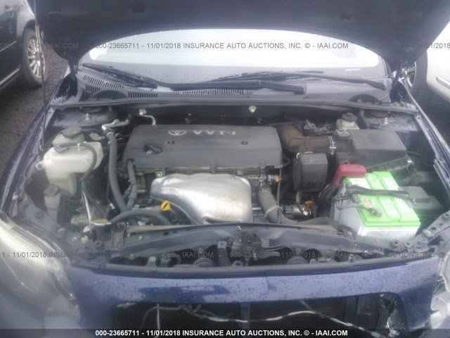 JTKDE177960110168 - 2006 TOYOTA SCION TC BLUE photo 10