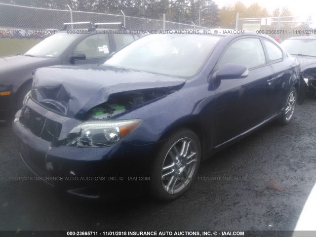 JTKDE177960110168 - 2006 TOYOTA SCION TC BLUE photo 2