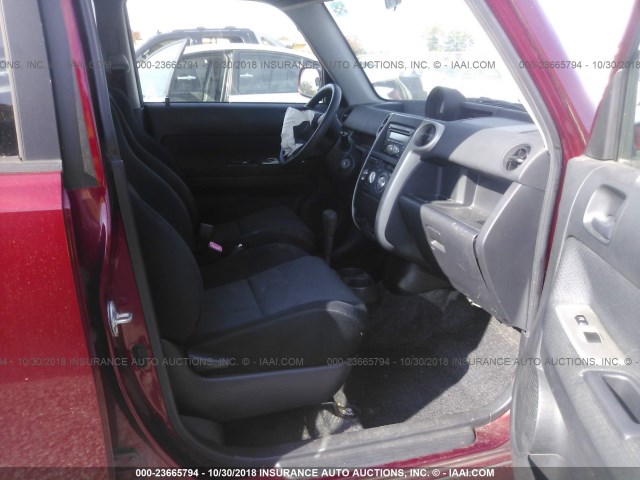 JTLKT324664078578 - 2006 TOYOTA SCION XB წითელი ფოტო 5