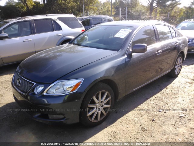 JTHCE96S970010367 - 2007 LEXUS GS 350 GRAY photo 2