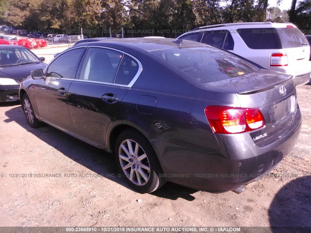 JTHCE96S970010367 - 2007 LEXUS GS 350 GRAY photo 3