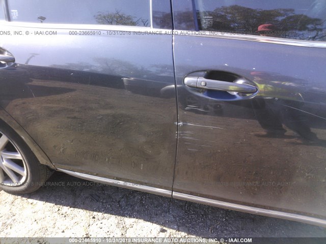 JTHCE96S970010367 - 2007 LEXUS GS 350 GRAY photo 6