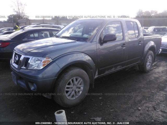 1N6AD0EV4JN765923 - 2018 NISSAN FRONTIER S/SV/SL/PRO-4X GRAY photo 2