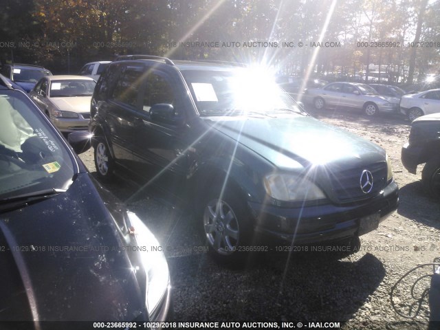 4JGAB72E5XA098703 - 1999 MERCEDES-BENZ ML 430 BLUE photo 1