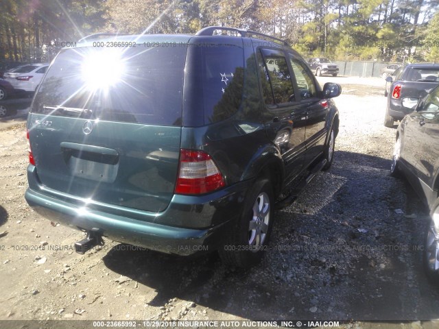 4JGAB72E5XA098703 - 1999 MERCEDES-BENZ ML 430 蓝色 照片 4