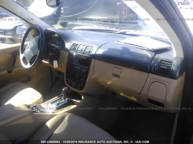 4JGAB72E5XA098703 - 1999 MERCEDES-BENZ ML 430 蓝色 照片 5