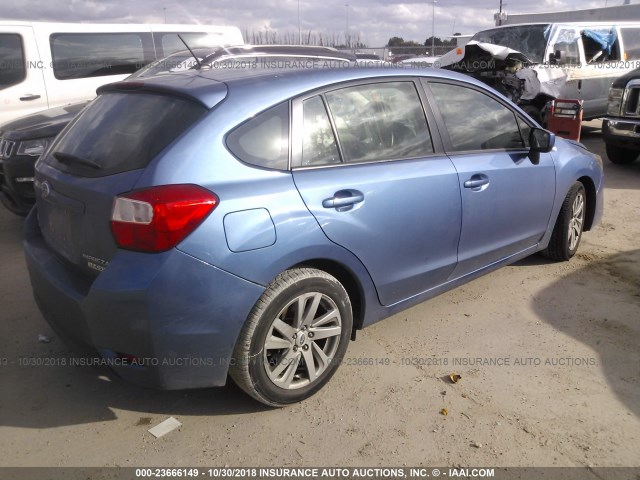 JF1GPAB60G8296608 - 2016 SUBARU IMPREZA PREMIUM BLUE photo 4