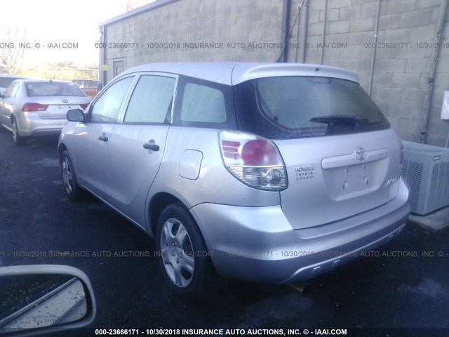 2T1KR30E77C628150 - 2007 TOYOTA COROLLA MATRIX XR SILVER photo 3