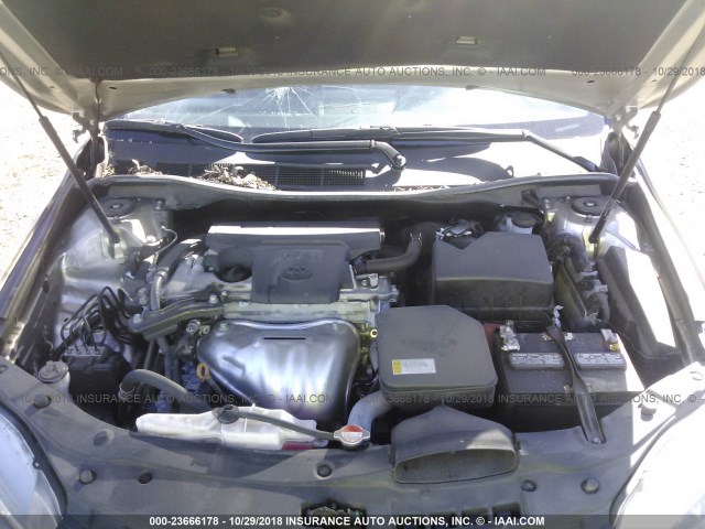 4T1BF1FKXGU243657 - 2016 TOYOTA CAMRY LE/XLE/SE/XSE GOLD photo 10